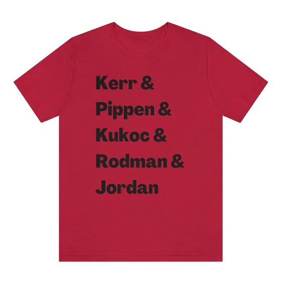 Chicago Bulls 1996 Championship Team Names Tee