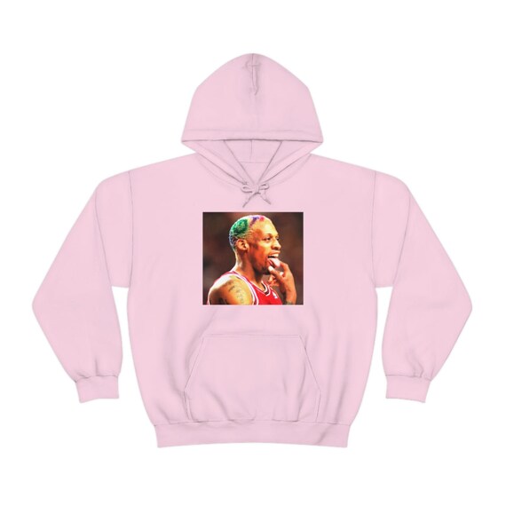Dennis Rodman Tongue Out Unisex Hooded Sweatshirt