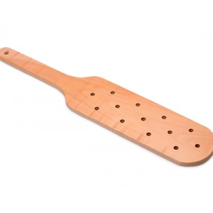 VENESUN 14inch Wood Spanking Paddle for Adult, Wooden Paddle with 5 Airflow  Holes for BDSM Sex Play