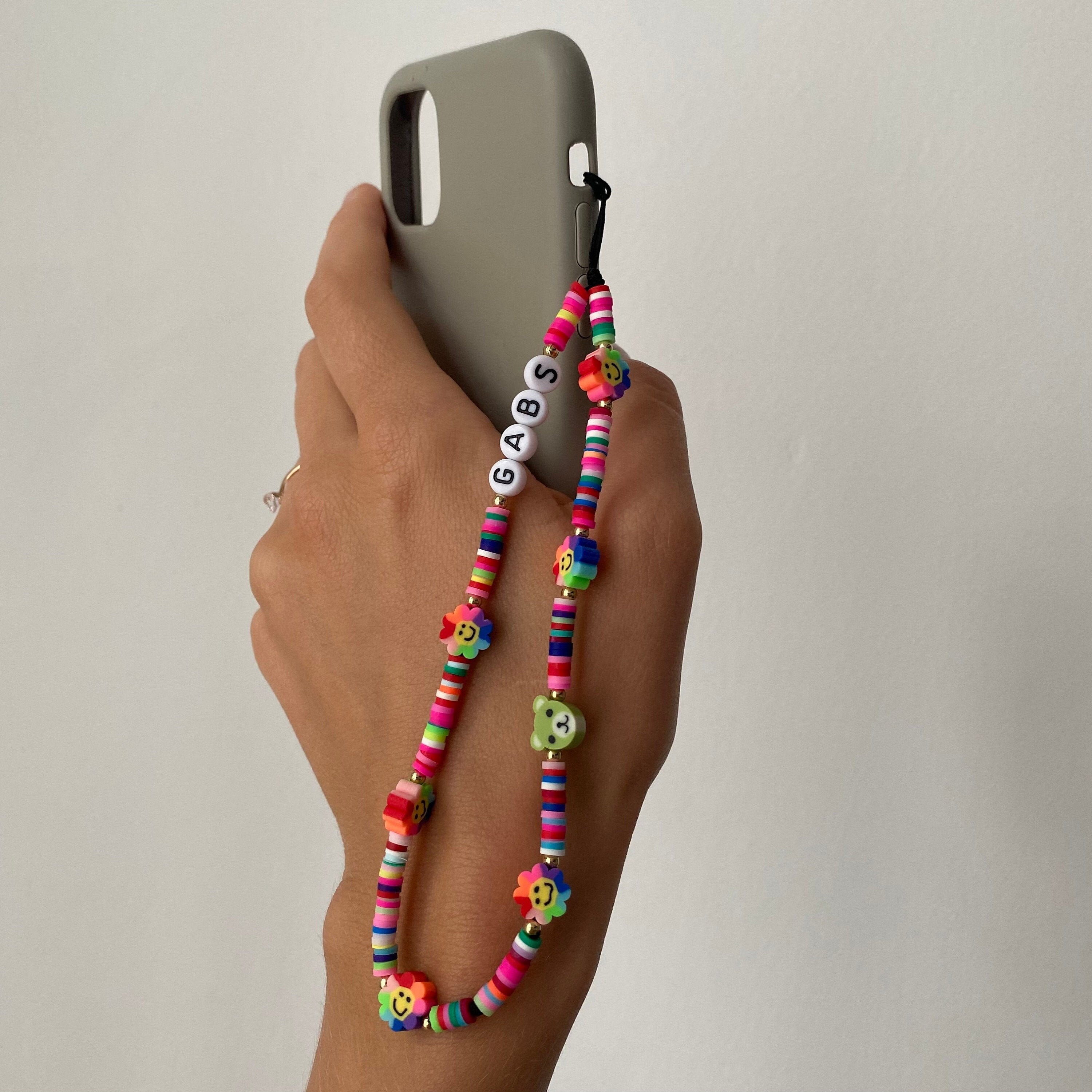 NEW Beaded Phone Charm Y2K Charms Iphone Charm Beaded Etsy