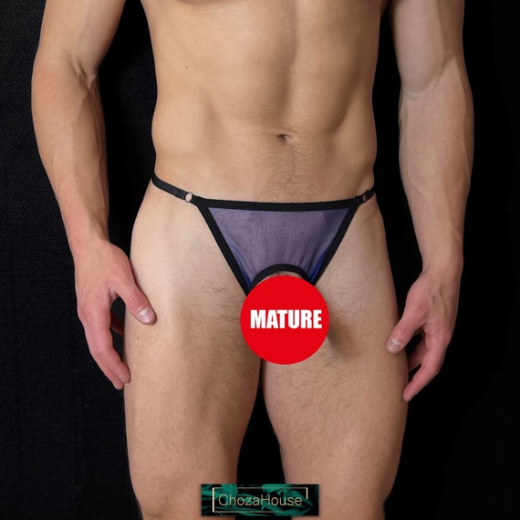 Men Thongs With Cock Hole, Crotchless Underwear, Mature, Thongs for Men, Men  Sexy Underwear, Men Lingerie, Sexy Panties for Men Tanga -  Israel