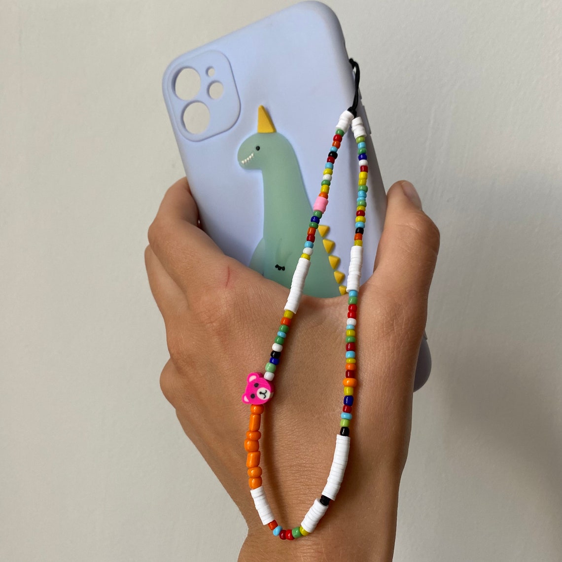 NEW Beaded phone charm Y2K charms iphone charm Beaded Etsy