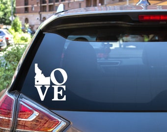 Idaho Love Decal, Car Decal, Sticker