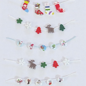 1:12, Miniature Banner, Miniature Christmas Decorations, Dollhouse Christmas Decorations, Dollhouse Wall Decor, Dollhouse Accessories