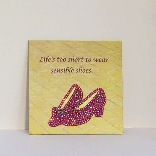 Rhinestone Ruby Slippers Wizard of Oz Gifts Dorothy Shelf - Etsy