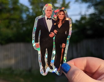 Chris Meloni & Mariska Hargitay 2022 Emmys prism sticker