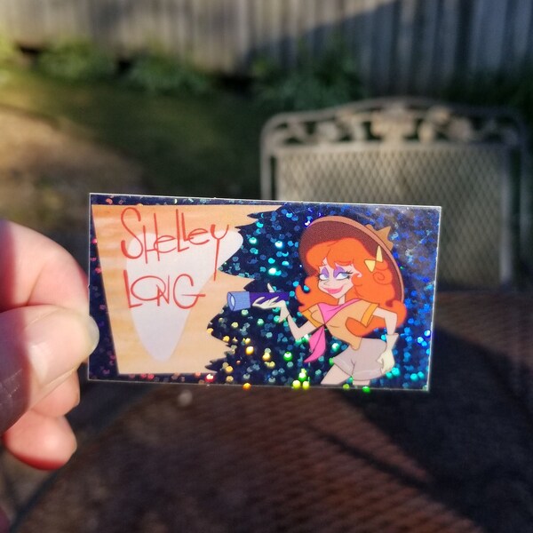 Shelley Long Troop Beverly Hills glitter vinyl sticker