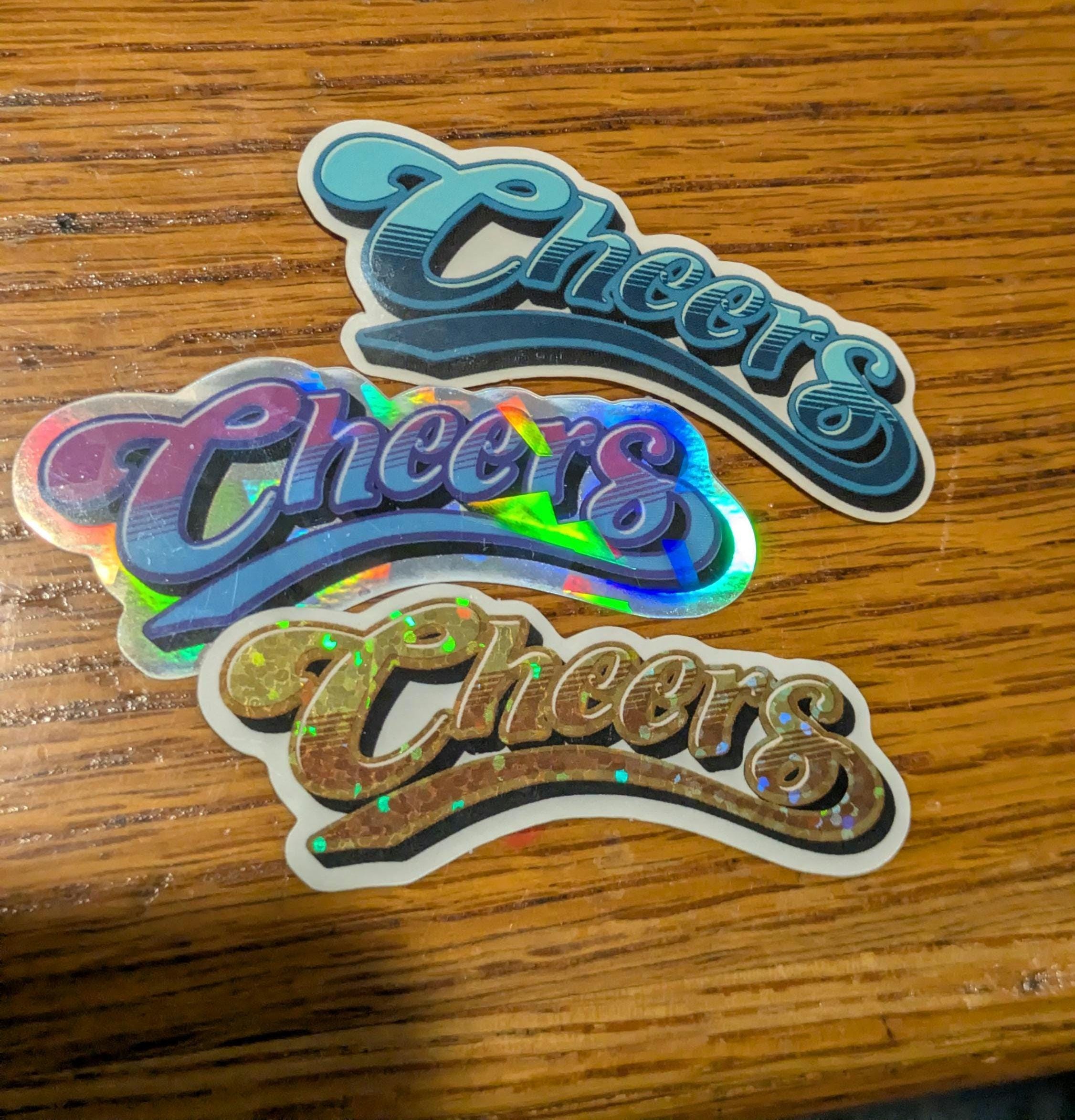 Cheers Logo Sticker Combo Pack - Etsy