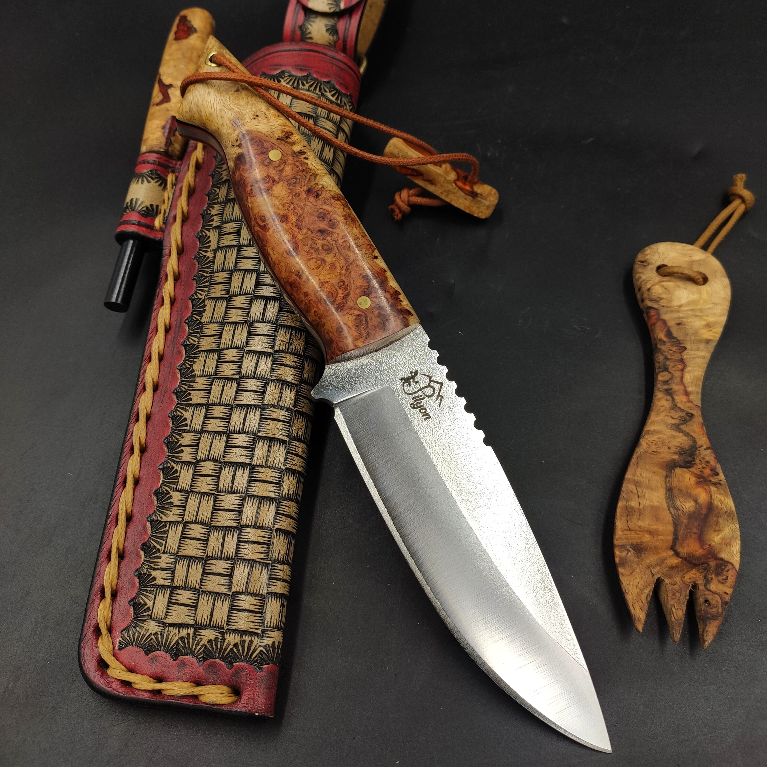 Basic Knives Set of 4 Knives Woodcarving Knives Wood Carving Tools Knives  Whittling Knives Sloyd Knife Starter Set Beavercraft S07 