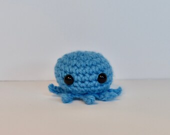 Crocheted Octopus Plushie: Pocket Pet Amigurumi