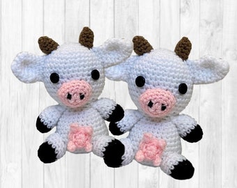 Cow Crocheted Stuffed Animal