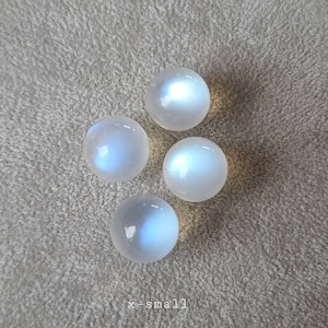 Small Rainbow Moonstone Sphere, Blue Moonstone Palm Stone, New Beginning Crystal, Feminine Energy Crystal, Solar Plexus Chakra