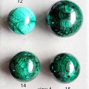 Malachite Druzy Sphere, Malachite Palm Stone, Healing Heart Chakra, Cleansing Crystal, Green Chakra Sphere, Dendritic Malachite Sphere image 2