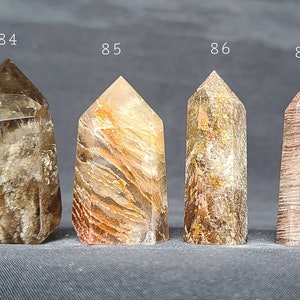 Garden Quartz Points, Lodalite Crystal Points, Grounding Crystal, Soothing Crystal, Phantom Quartz Point, Meditation Tower