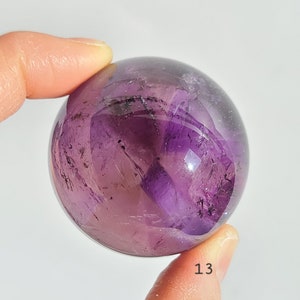 Ametrine Sphere, Large Ametrine Sphere, Third Eye Chakra Crystal, Calming Crystal, Healing Ametrine, Protective Crystal