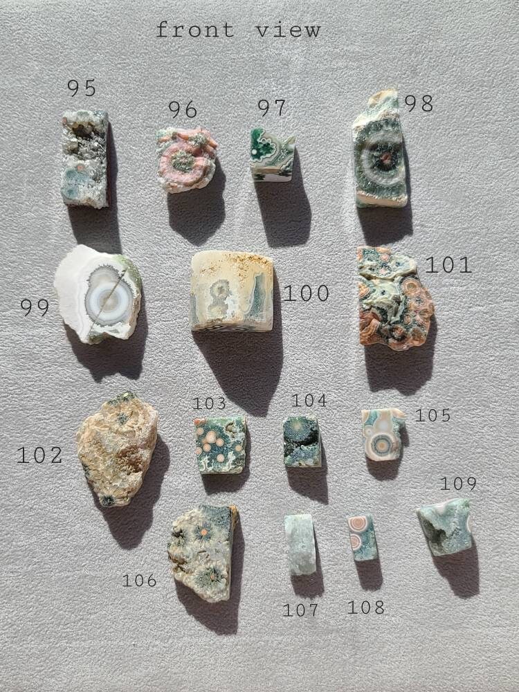 【SALE‼️】【超希少‼️】オールドストック　オーシャンジャスパー オービキュラーオーシャンジャスパーポケットストーン：オールド