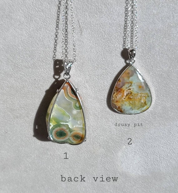 【超希少‼️】オールドストック　オーシャンジャスパー ピンクのオールドストックオーシャンジャスパーペンダント