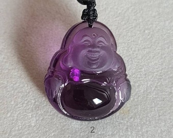 Colgante de Buda de Amatista: Cristal protector del chakra de la corona