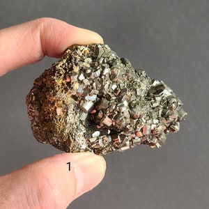 Mini Pyrite Specimen, Pyrite Cluster, Fool&#39;s Gold, Protective Crystal, Good Luck Crystal, Wealth Crystal, Self Care Crystal