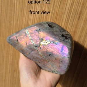 Purple Flash Labradorite Free Form: Cleansing Healing Crystal