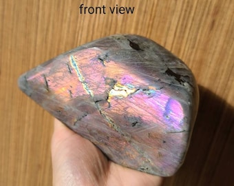 Purple Labradorite Free Form, Healing Labradorite, Pink Labradorite, Blue Spectrolite, Cleansing Crystal, Transformation Crystal