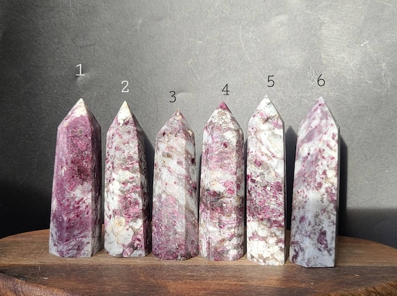 Pink Tourmaline Tower, Pink Crystal Point, Healing Heart Chakra