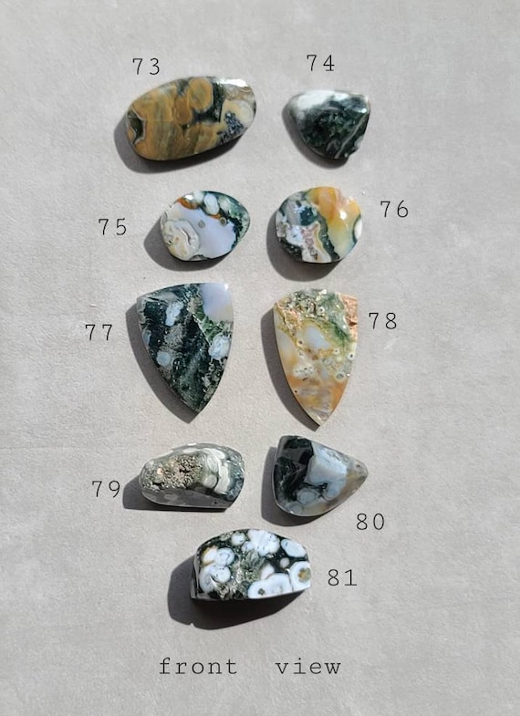 Old Stock Ocean Jasper Palm Stone: Orbicular Calming Crystal - Etsy