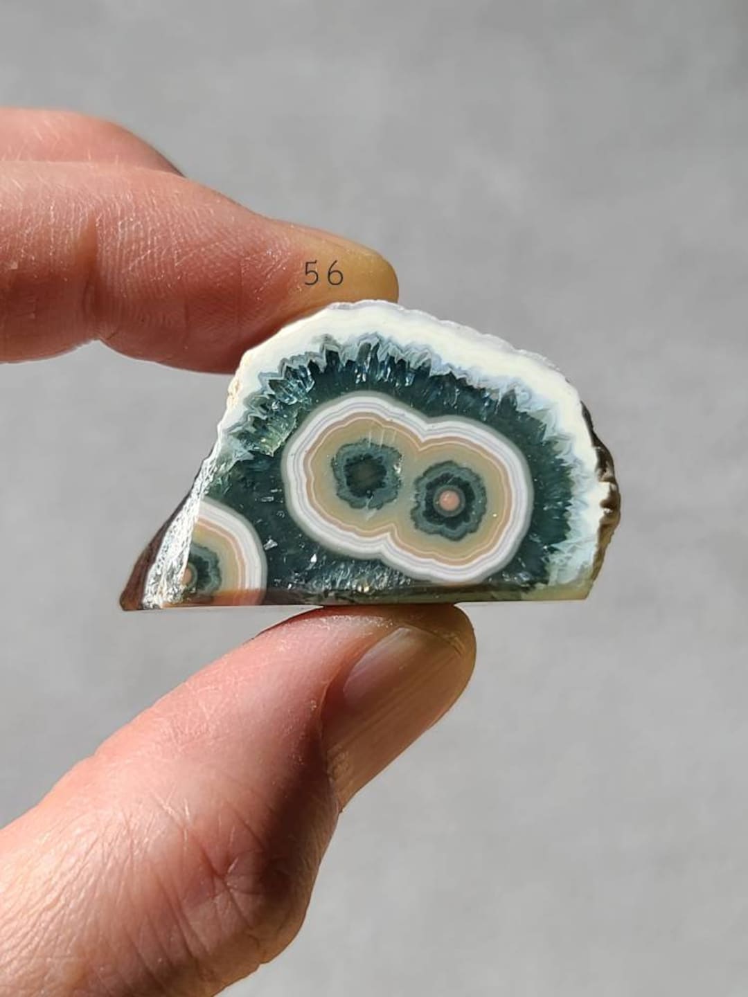 【SALE‼️】【超希少‼️】オールドストック　オーシャンジャスパー オービキュラーオーシャンジャスパーポケットストーン：オールド