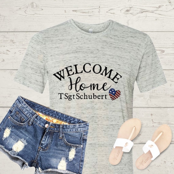 Military Home Coming Shirt, Deployment Welcome Home Outfit