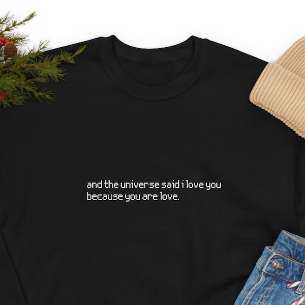 End Poem Sweater Etsy