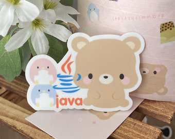 Java Programming Vinyl Sticker - Computer Science Geschenk