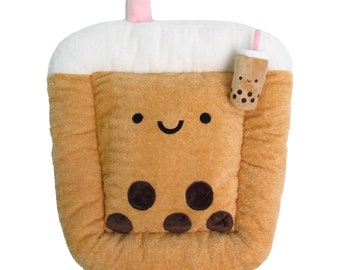 TONBO Boba Pet Bed with Boba Crinkle Toy