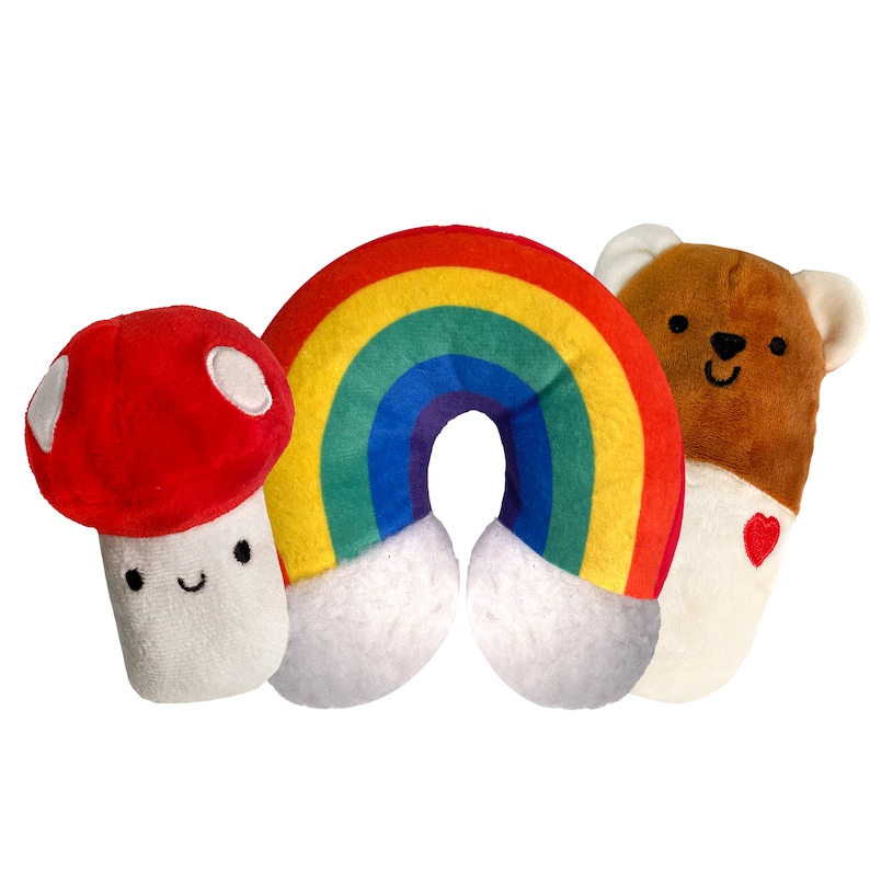TONBO Forest Friends Plüsch-Hundespielzeug Set – Niedliches Knisterspielzeug Für Welpen