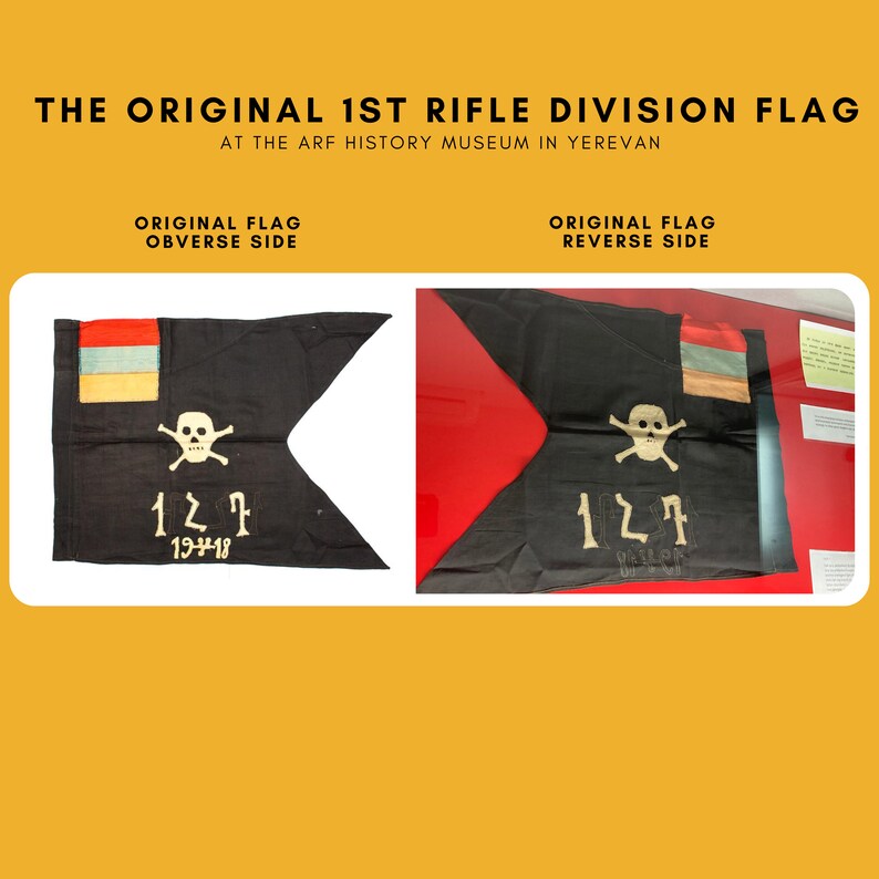 Flag of the 1st Rifle Division of the Armenian National Corps From 1918 ...