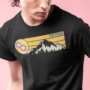 Polygon MATIC Moon Shirt | Polygon Crypto T Shirt | MATIC Cryptocurrency unisex tee