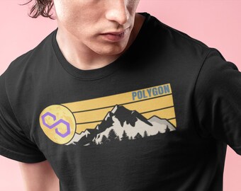 Polygon MATIC Moon Shirt | Polygon Crypto T Shirt | MATIC Cryptocurrency unisex tee