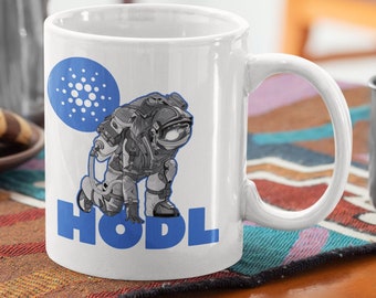 Cardano Mug | HODL Cardano | Cardano ADA Cryptocurrency Coffee Cup | Crypto Gift