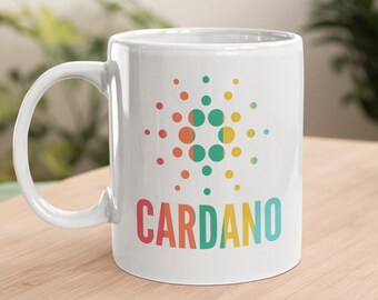 Cardano Colors Mug | Cardano Coffee Mug | ADA Crypto Cup | Cryptocurrency Gift
