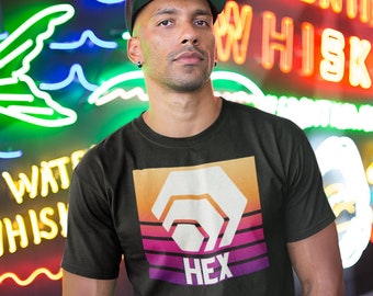 Hex Crypto T-Shirt: Unisex Ring-Spun Cotton Tee