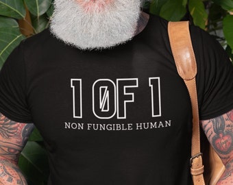 1 of 1 Non Fungible Human T-shirt: Crypto NFT Tee