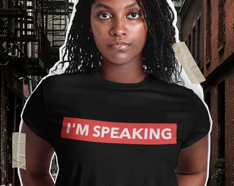 I'm Speaking Shirt / Kamala Harris Citazione / 2020 Elezioni tee / Democratico