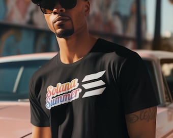Solana Summer Crypto Meme Coin Season t-shirt | Solana Cryptocurrency Shirt | Meme tee