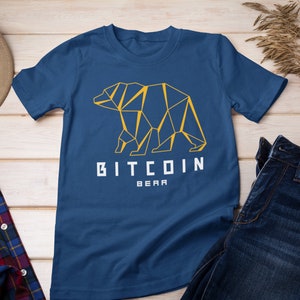 Bitcoin Bear Shirt | Crypto Tee | Cryptocurrency T-shirt | Blockchain | Unisex Short Sleeve