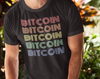 Bitcoin Farben Shirt | Bitcoin-Geschenk | BTC Tshirt | Kryptowährung Geschenk | Crypto Tee