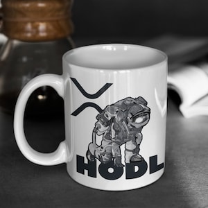 XRP Mug | HODL xrp | Ripple XRP Cryptocurrency Coffee Cup | Crypto Gift