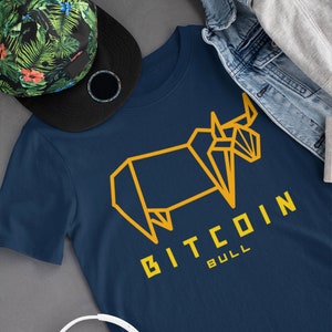 Bitcoin Bull Shirt | Crypto Tee | Cryptocurrency T-shirt | Blockchain | Unisex Short Sleeve