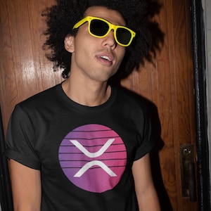 XRP Sunset Shirt | XRP Modern Crypto T Shirt | XRP Cryptocurrency unisex tee
