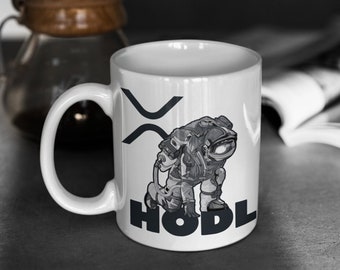 XRP Mok | HODL xrp | Ripple XRP Cryptocurrency Coffee Cup | Crypto Cadeau
