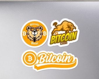 Bitcoin Sticker Pack 3 | Bitcoin Stickers | Cryptocurrency Stickers