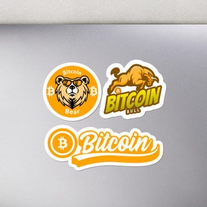 Bitcoin Sticker Pack 3 | Bitcoin Stickers | Cryptocurrency Stickers